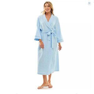 Women's Croft & Barrow® Waffle-Knit Kimono Robe